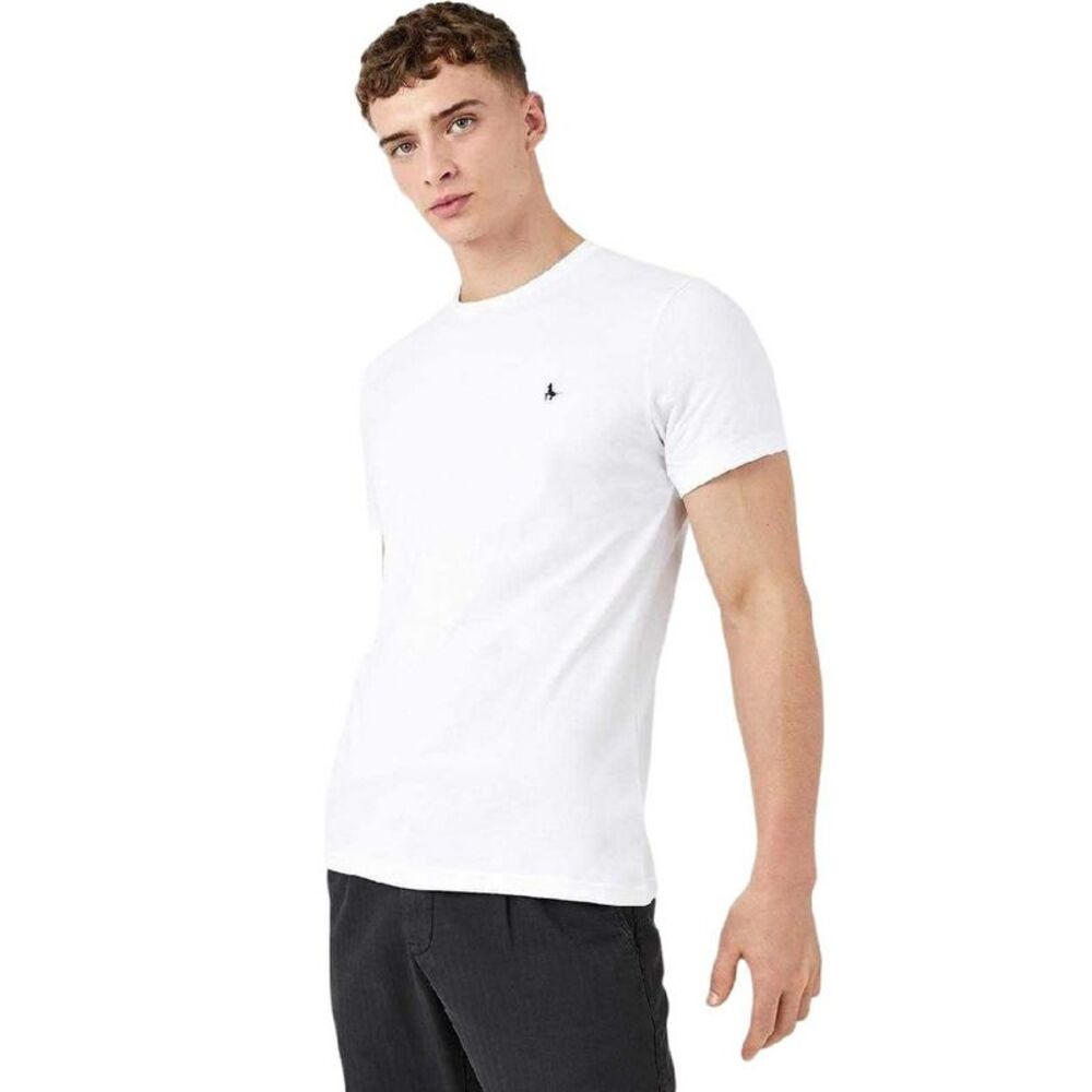 Jack Wills Mens Sandleford Logo T-Shirt / White